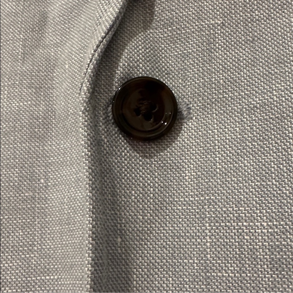 J. Crew Light Blue-Gray Linen Blazer - Picture 2 of 5